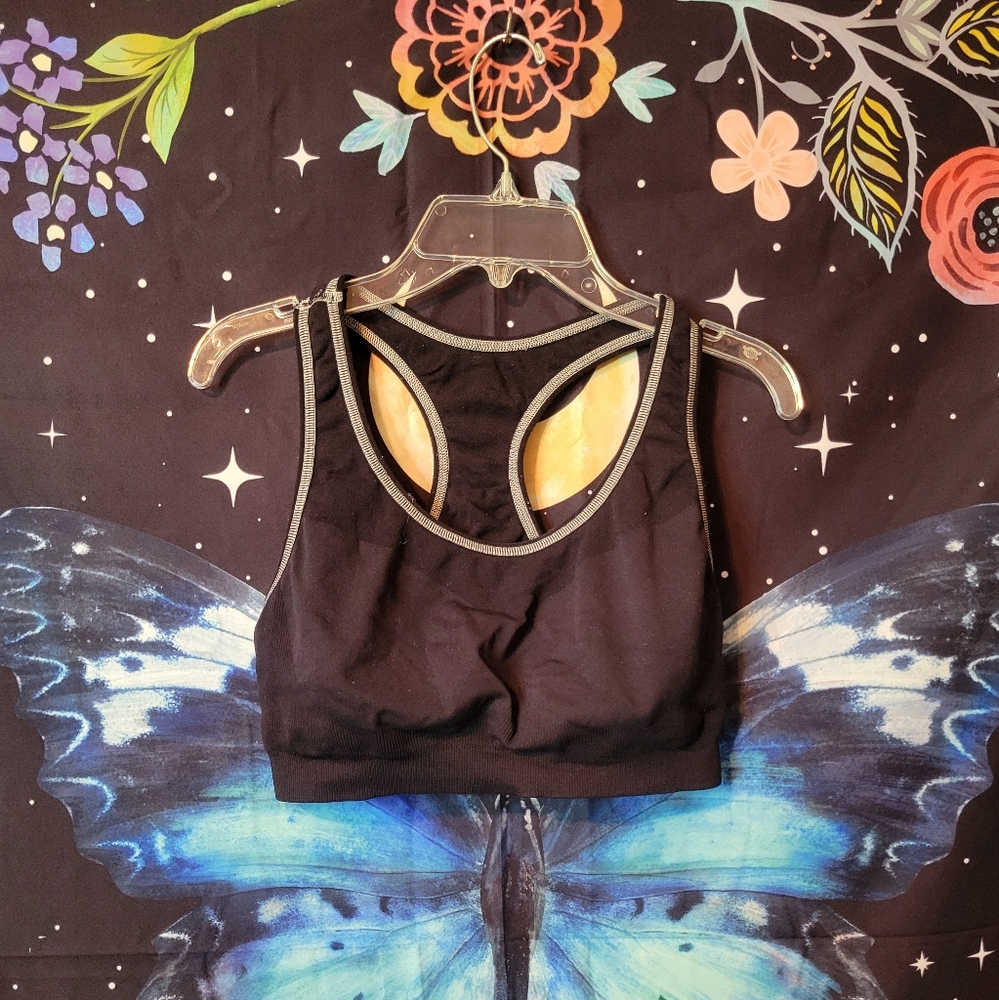 Champion Sports Bra Black and Gray